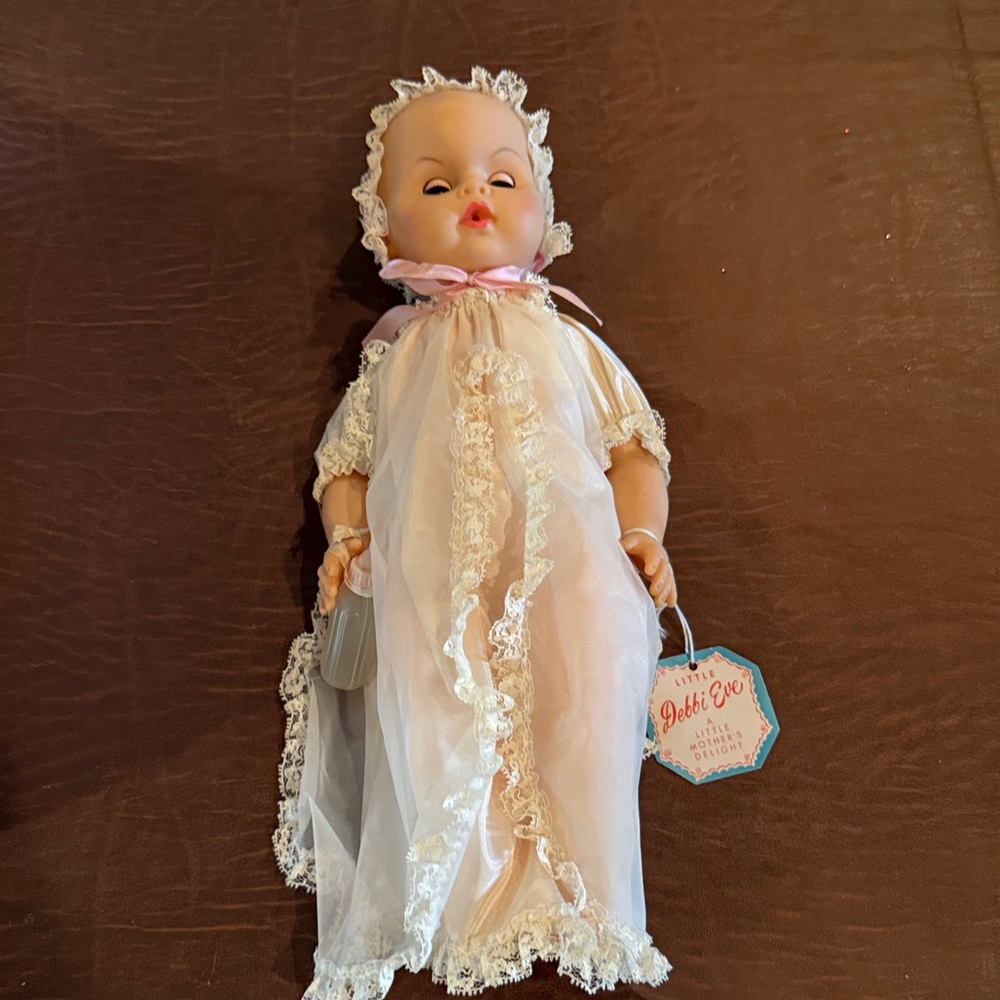 Vintage Baby Doll with Lace Dress